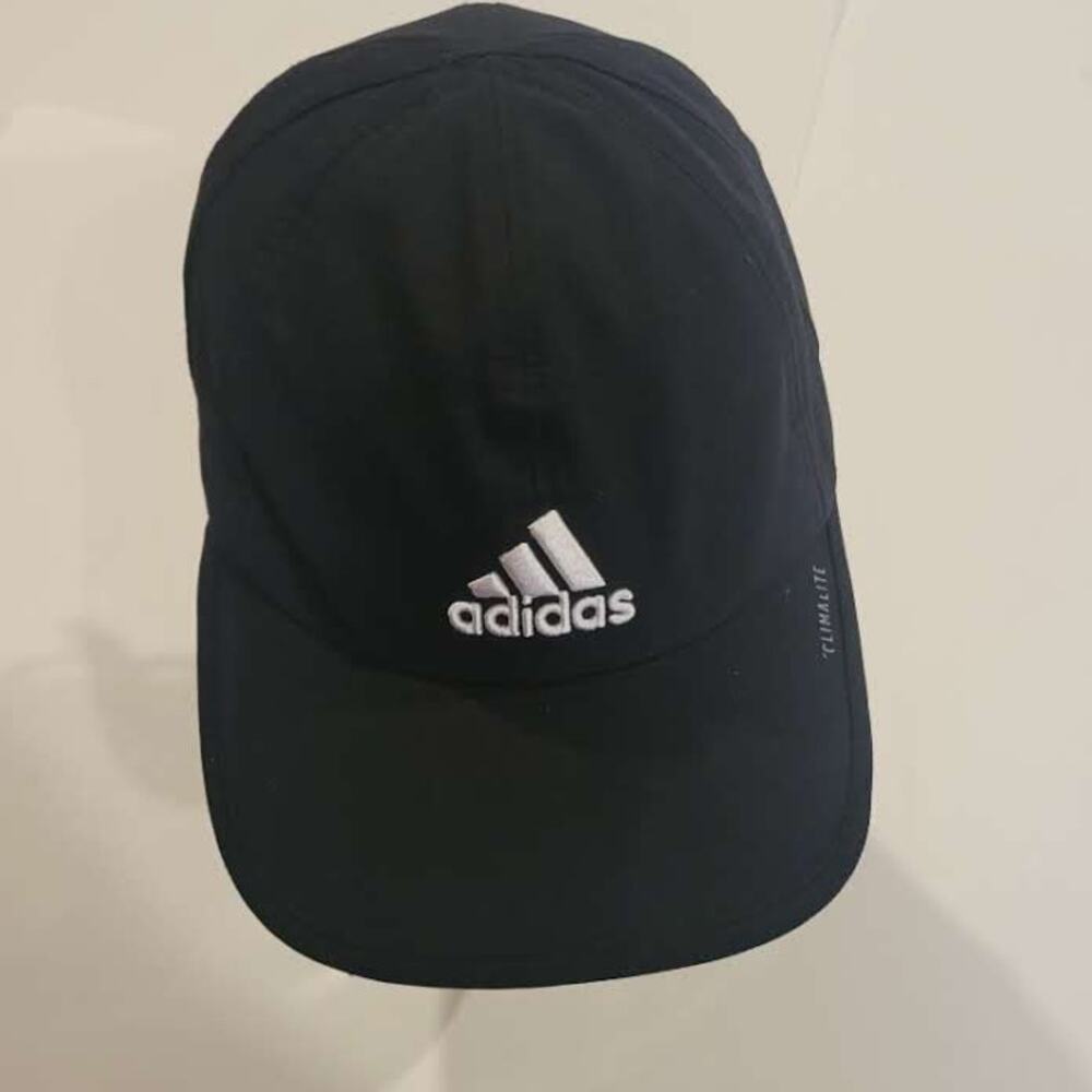 Adidas Climalite Hat one size fits most adjustable. Black, embroidered